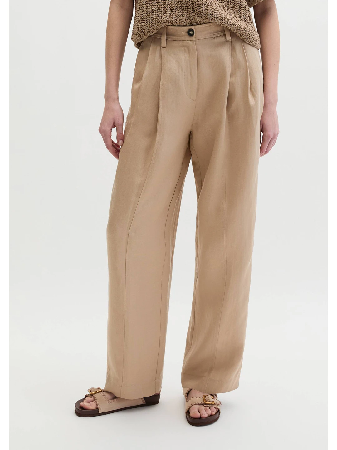 Elegant High Waist Wide Leg Drapey Commuter Casual Pants Loose Feel Women's Trousers Large Sizes Available Straight Leg
Elegant High Waist Wide Leg Drapey Commuter Casual Pants Loose Feel Women's Trousers Large Sizes Available Straight Leg