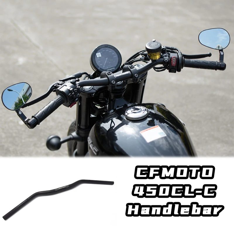 Model 728C Vintage Motorcycle Lower Handle bar 6061 Aluminum Alloy Flat low Handle Bar Tracker Scrambler For CFLMOTO CLC450
Model 728C Vintage Motorcycle Lower Handle bar 6061 Aluminum Alloy Flat low Handle Bar Tracker Scrambler For CFLMOTO CLC450