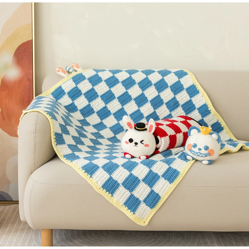 Susan's Family DIY Crochet Kit Alice In Wonderland Blanket Material Package Crochet Blanket Kit
Susan's Family DIY Crochet Kit Alice In Wonderland Blanket Material Package Crochet Blanket Kit