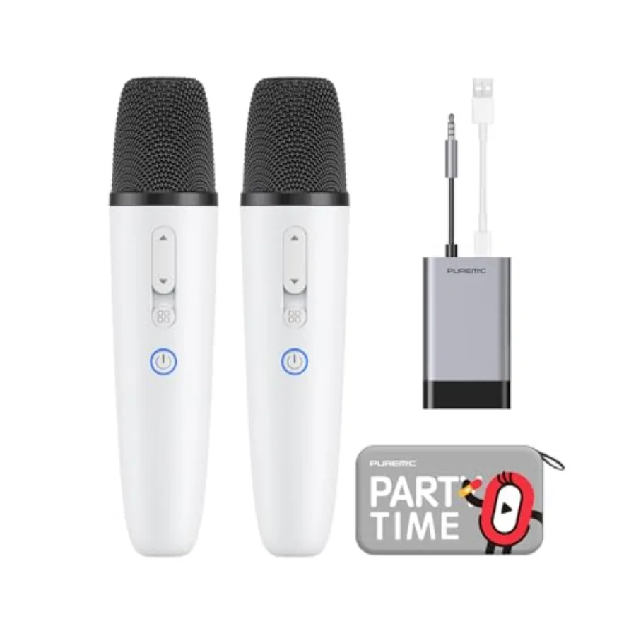 Tesla Karaoke Microphone for Tesla Model Y/3/S/X with Portable Case Wireless Singing Mic with USB A Receiver and 3.5mm Jack Bla
Tesla Karaoke Microphone for Tesla Model Y/3/S/X with Portable Case Wireless Singing Mic with USB A Receiver and 3.5mm Jack Bla