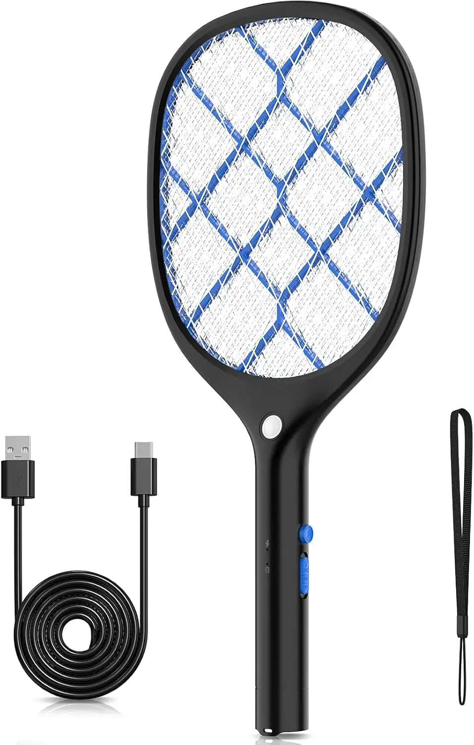 4000V Rechargeable Bug Zapper Racket Mosquito Killer with LED Light for Indoor Outdoor Use
4000V Rechargeable Bug Zapper Racket Mosquito Killer with LED Light for Indoor Outdoor Use