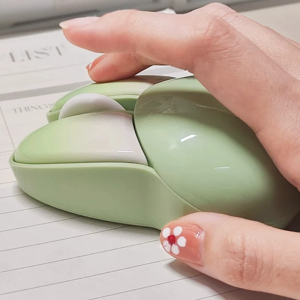 Wireless Bluetooth Mouses for M6 Bluetooth Mute Mouse Ergonomics Cute Rabbit Pink/green office Mechanical Keyboard Accessories
Wireless Bluetooth Mouses for M6 Bluetooth Mute Mouse Ergonomics Cute Rabbit Pink/green office Mechanical Keyboard Accessories