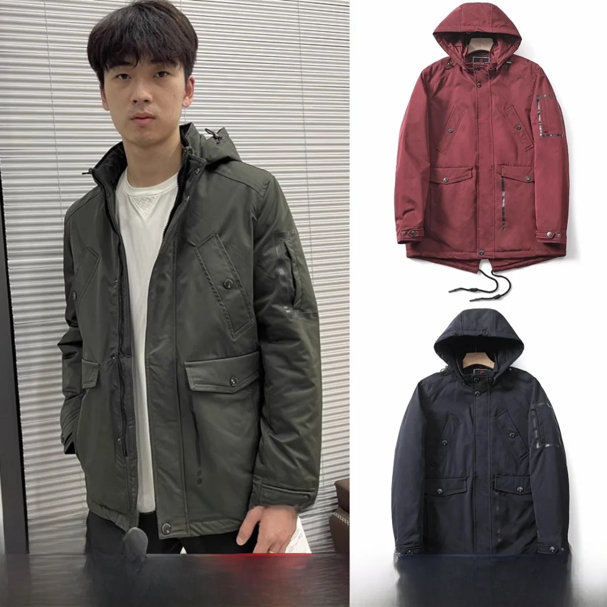 Мужская модная парка Pookytage, теплая осенне-зимняя хлопковая куртка средней длины, верхняя одежда на молнии C...
Мужская модная парка Pookytage, теплая осенне-зимняя хлопковая куртка средней длины, верхняя одежда на молнии C...