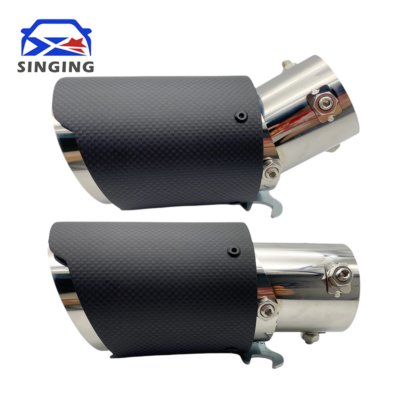 Adjustable Carbon Fiber Exhaust Tip Screw Fixed Fits Stock Exhaust OD 3.5–7.3cm Flexible Decorative Tail Pipe Car Modifiction
Adjustable Carbon Fiber Exhaust Tip Screw Fixed Fits Stock Exhaust OD 3.5–7.3cm Flexible Decorative Tail Pipe Car Modifiction