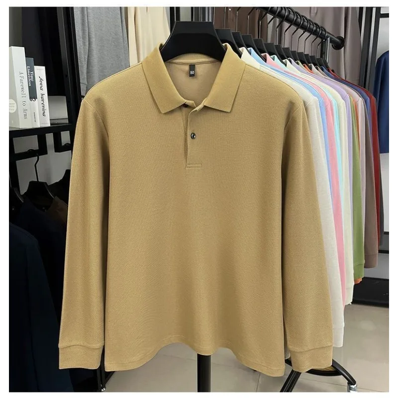 Men's Solid Color Long Sleeve Polo Shirt Casual Turn Down Collar Basic Top For All Seasons Multiple Colors Available
Men's Solid Color Long Sleeve Polo Shirt Casual Turn Down Collar Basic Top For All Seasons Multiple Colors Available