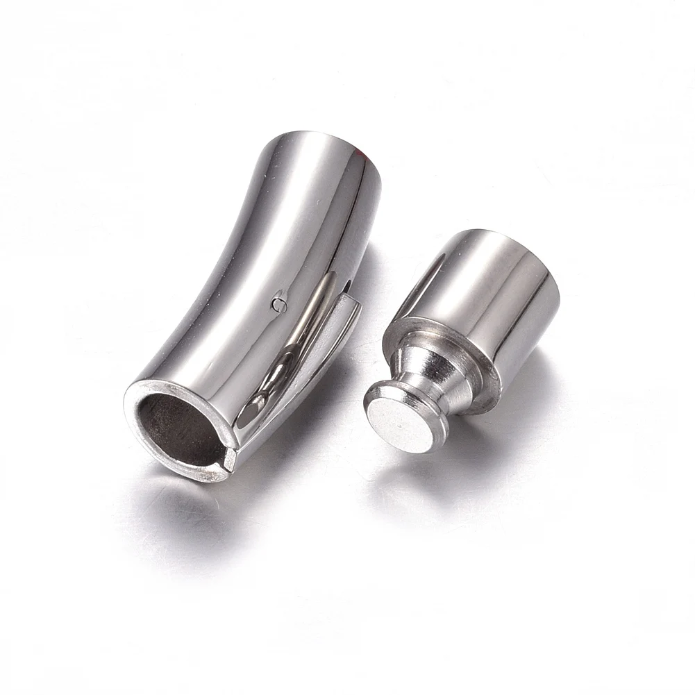 10Set Stainless Steel Curved Bayonet Clasp 3mm 6mm 8mm Hole Fastener PushLock Lace Buckle Leather Clasps Bracelet Jewelry Making
10Set Stainless Steel Curved Bayonet Clasp 3mm 6mm 8mm Hole Fastener PushLock Lace Buckle Leather Clasps Bracelet Jewelry Making