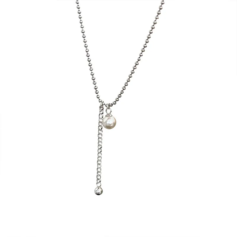 S925 Sterling Silver Natural Shell Bead Tassel Necklace Simple and Sweet Silver Beads Advanced Versatile Silver Jewelry
S925 Sterling Silver Natural Shell Bead Tassel Necklace Simple and Sweet Silver Beads Advanced Versatile Silver Jewelry