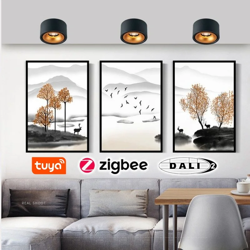Smart Anti-Glare COB Spotlight TUYA Zigbee Dali Dimmable 3CCT Switchable 7W LED downlight AC85-265V Ceiling light Home Lighting
Smart Anti-Glare COB Spotlight TUYA Zigbee Dali Dimmable 3CCT Switchable 7W LED downlight AC85-265V Ceiling light Home Lighting