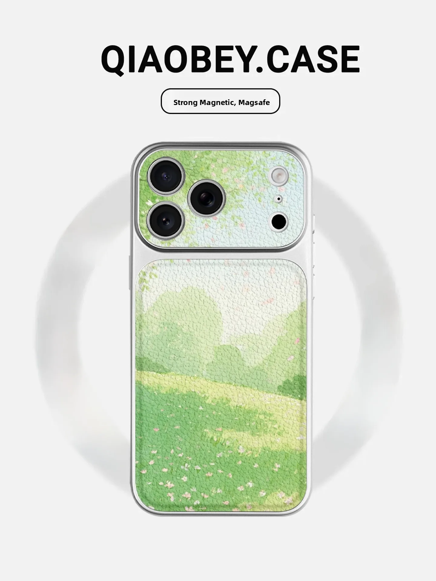 Spring Wild Cherry Blossom Instant 17 Large Window Compatible with iPhone 17 Phone Case New High-End 16Promax Cartoon C...
