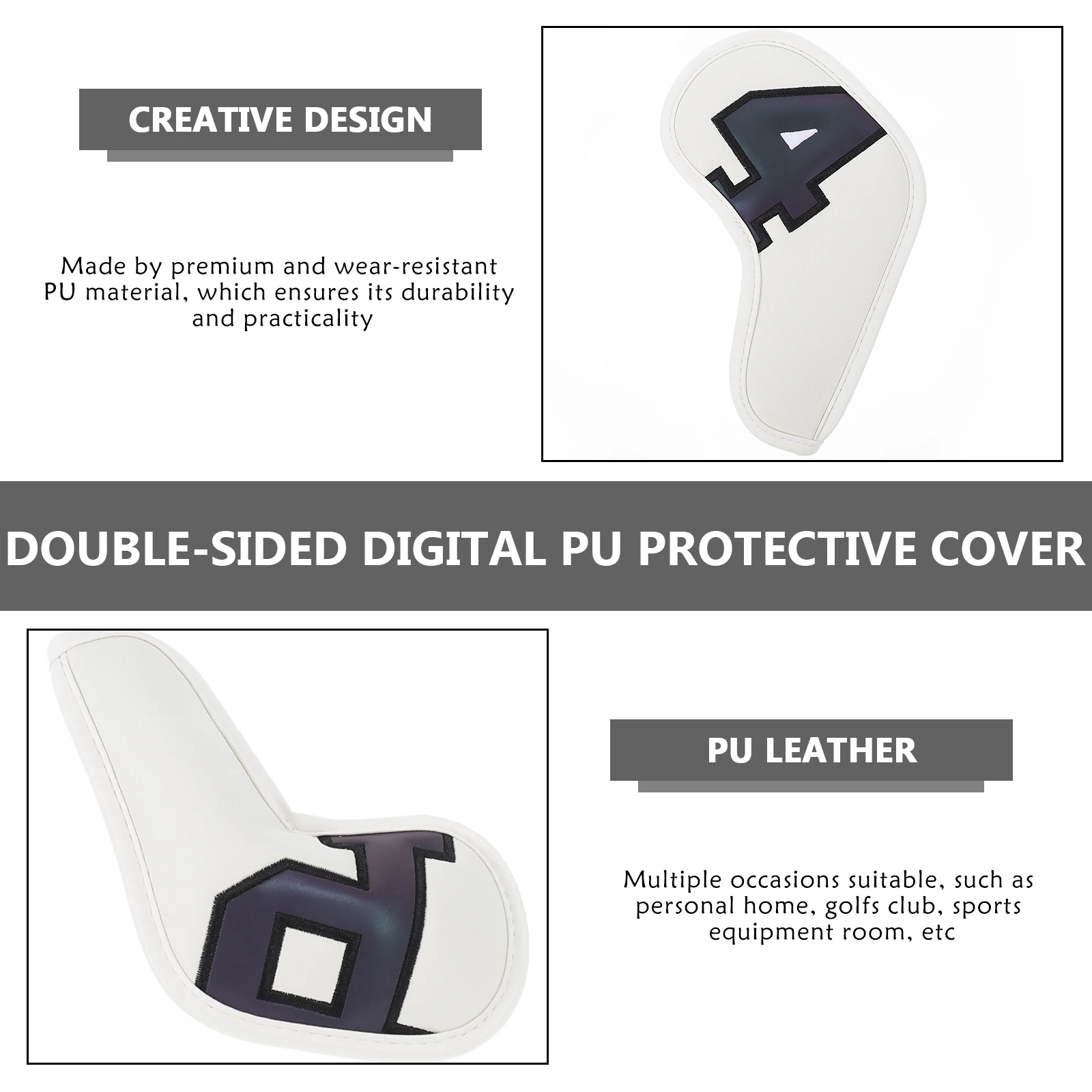 10pcs Golf Iron Covers PU Club Head Protectors for Men Durable Putter Sleeve Suitable for Home Sports Club Gifting Golfs
10pcs Golf Iron Covers PU Club Head Protectors for Men Durable Putter Sleeve Suitable for Home Sports Club Gifting Golfs