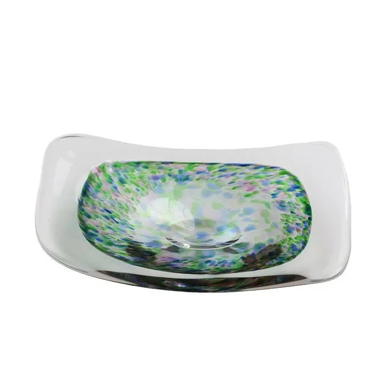 Nordic creative light luxury handmade glazed fruit plate, living model room, high-end irregular special-shaped snack decorative
Nordic creative light luxury handmade glazed fruit plate, living model room, high-end irregular special-shaped snack decorative