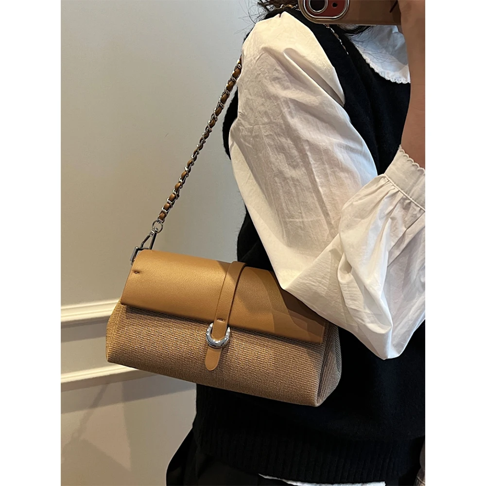 Textured Women Chain Shoulder Bags Pu Patch Pillow Bags Large Capacity Female Casual Commute Underarm Pack Lady Messenger Bags
Textured Women Chain Shoulder Bags Pu Patch Pillow Bags Large Capacity Female Casual Commute Underarm Pack Lady Messenger Bags