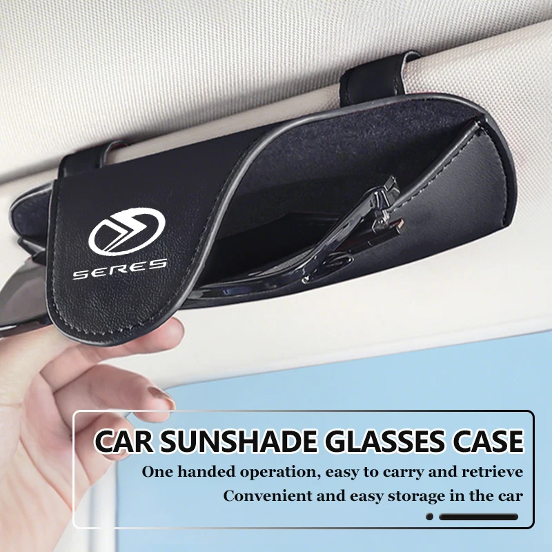 Leather Car Sun Visor Glasses Holder Wear-Resistant Protective Box For Seres M5 M7 2022 2023
Leather Car Sun Visor Glasses Holder Wear-Resistant Protective Box For Seres M5 M7 2022 2023