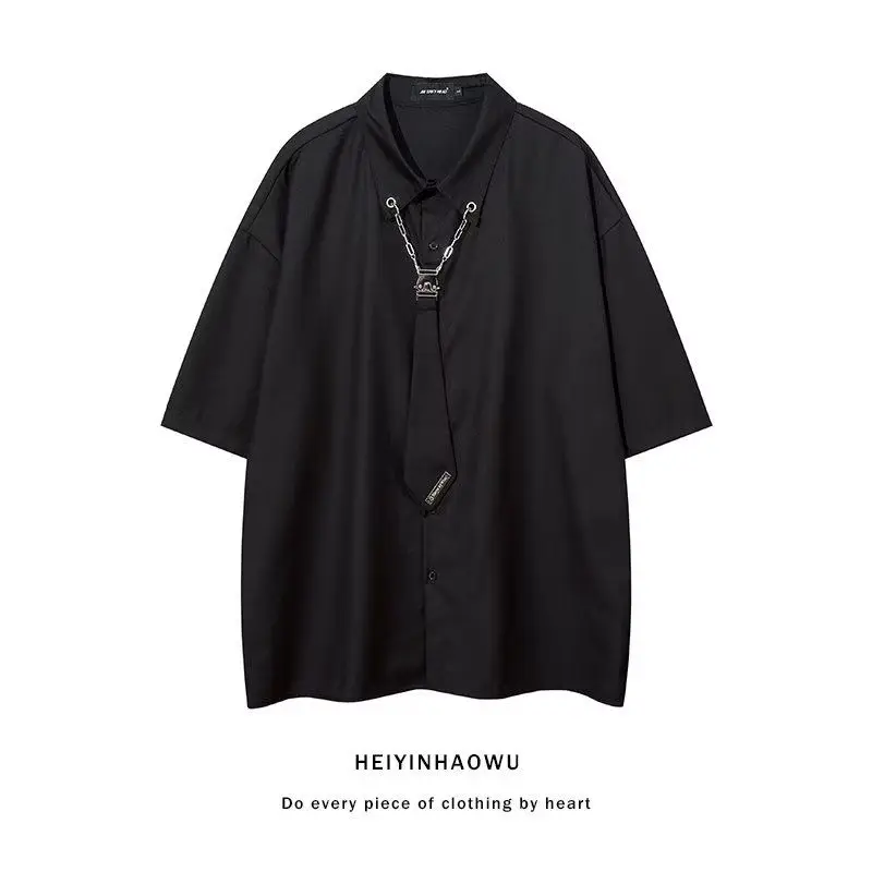k Chain ort Sve Men's irt Summer Trendy High Street Workwear Design Couple's irt Polyester Stand Fit Youth
k Chain ort Sve Men's irt Summer Trendy High Street Workwear Design Couple's irt Polyester Stand Fit Youth