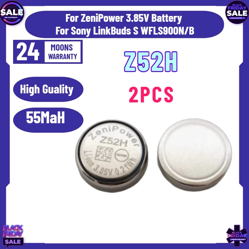 2PCS Z52H for ZeniPower 3.85V Battery for Sony LinkBuds S WFLS900N/B Truly Wireless Earbud Headphones
2PCS Z52H for ZeniPower 3.85V Battery for Sony LinkBuds S WFLS900N/B Truly Wireless Earbud Headphones