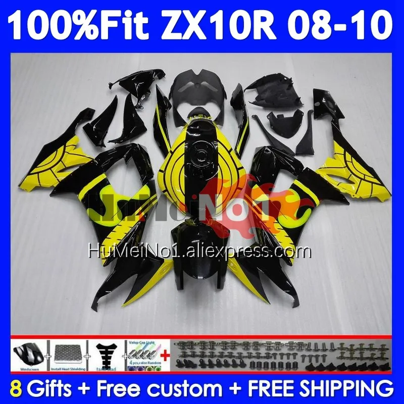 Комплект кузова для KAWASAKI NINJA New Yellow ZX 10R 1000 10 R 218No.73 ZX-10R ZX10R 08 09 10 ZX1000 2008 2009 2010 Инжекторный обтекатель
Комплект кузова для KAWASAKI NINJA New Yellow ZX 10R 1000 10 R 218No.73 ZX-10R ZX10R 08 09 10 ZX1000 2008 2009 2010 Инжекторный обтекатель