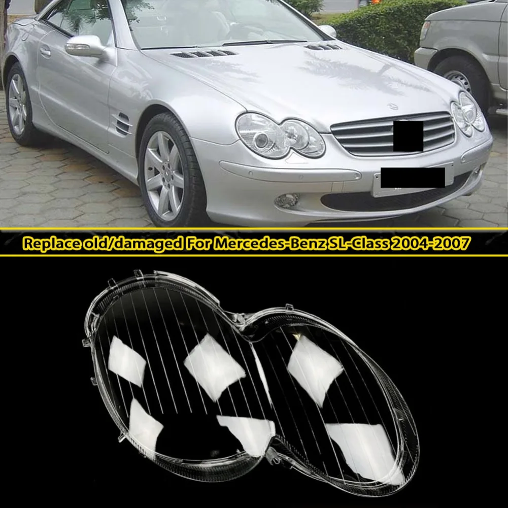 Headlight Shade Headlamp Shell FOR Mercedes-Benz SL-Class R230 2004-2007 Headlamps Plastic Cover Lampshade
Headlight Shade Headlamp Shell FOR Mercedes-Benz SL-Class R230 2004-2007 Headlamps Plastic Cover Lampshade