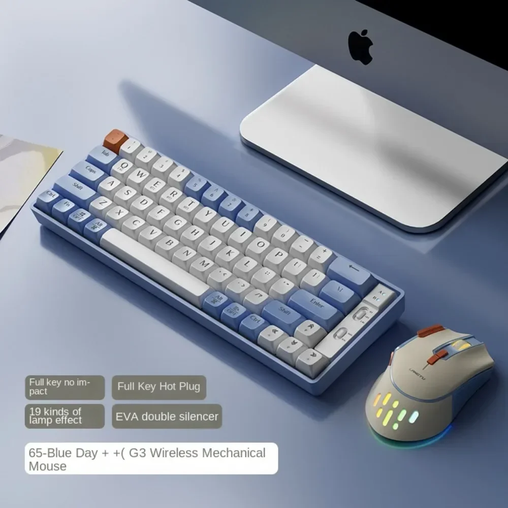 LANGTU GK65 Wireless 2.4g Mechanical Keyboard Computer Laptop Bluetooth Wired Gasket 60% Layout Gaming Competition Hot-swappable
LANGTU GK65 Wireless 2.4g Mechanical Keyboard Computer Laptop Bluetooth Wired Gasket 60% Layout Gaming Competition Hot-swappable