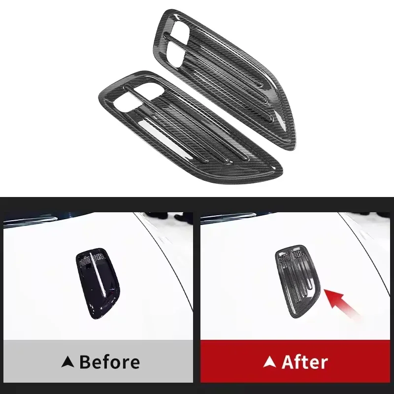 Carbon Hood Engine Vent Trim Cover for KIA Stinger 2018-2023 Real Carbon Fiber Exterior Accessories
Carbon Hood Engine Vent Trim Cover for KIA Stinger 2018-2023 Real Carbon Fiber Exterior Accessories