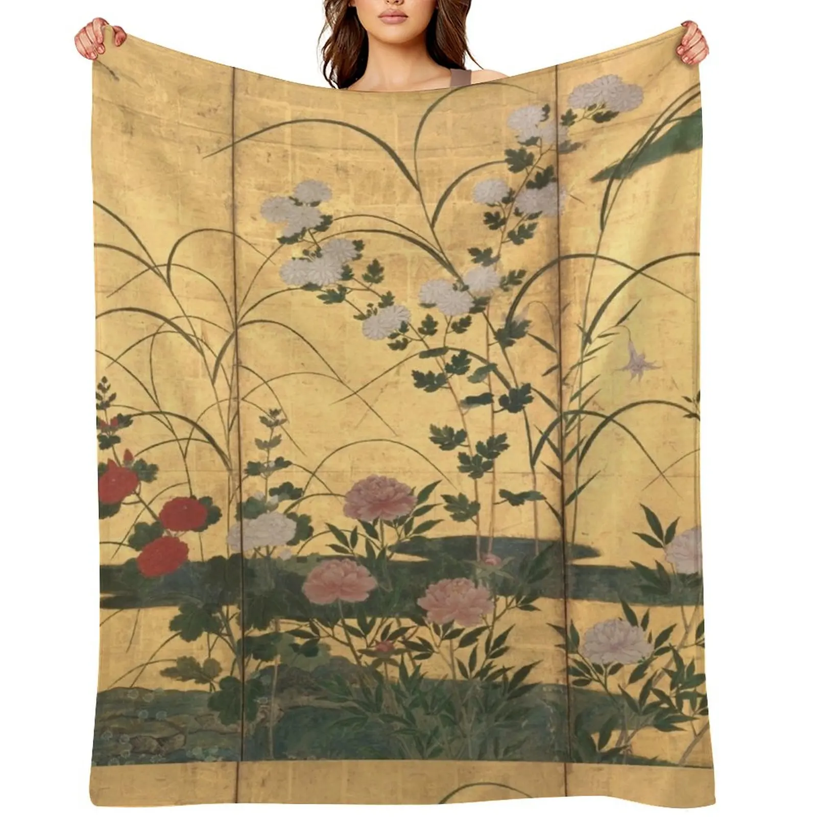 Flowers and Grasses of the Four Seasons Throw Blanket Sleeping Bag for babies anime Designers Blankets
Flowers and Grasses of the Four Seasons Throw Blanket Sleeping Bag for babies anime Designers Blankets
