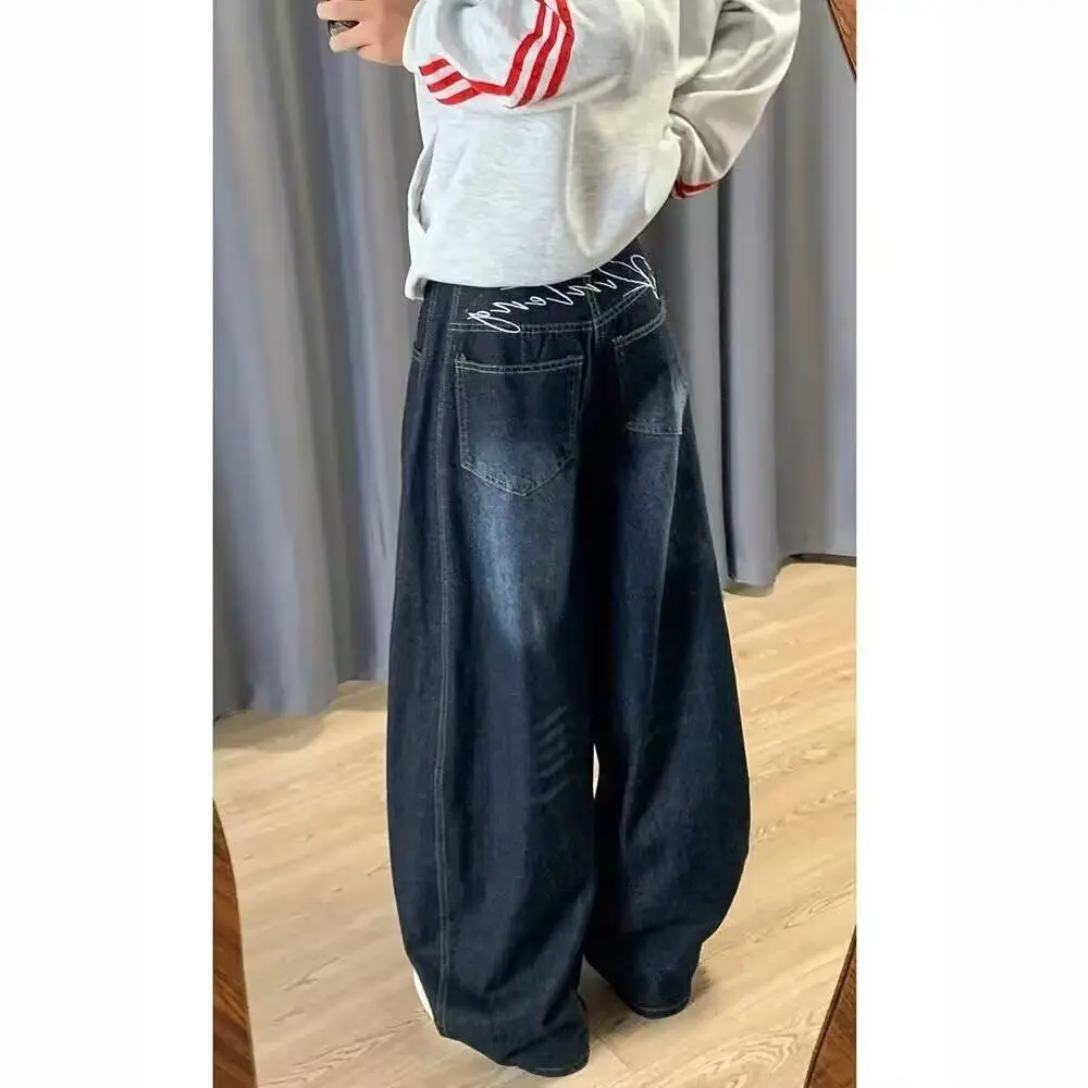 American Style High Waist Knife Denim Jeans Women's Spring New High Street Loose Slim Wide Leg Floor Length Pants
American Style High Waist Knife Denim Jeans Women's Spring New High Street Loose Slim Wide Leg Floor Length Pants