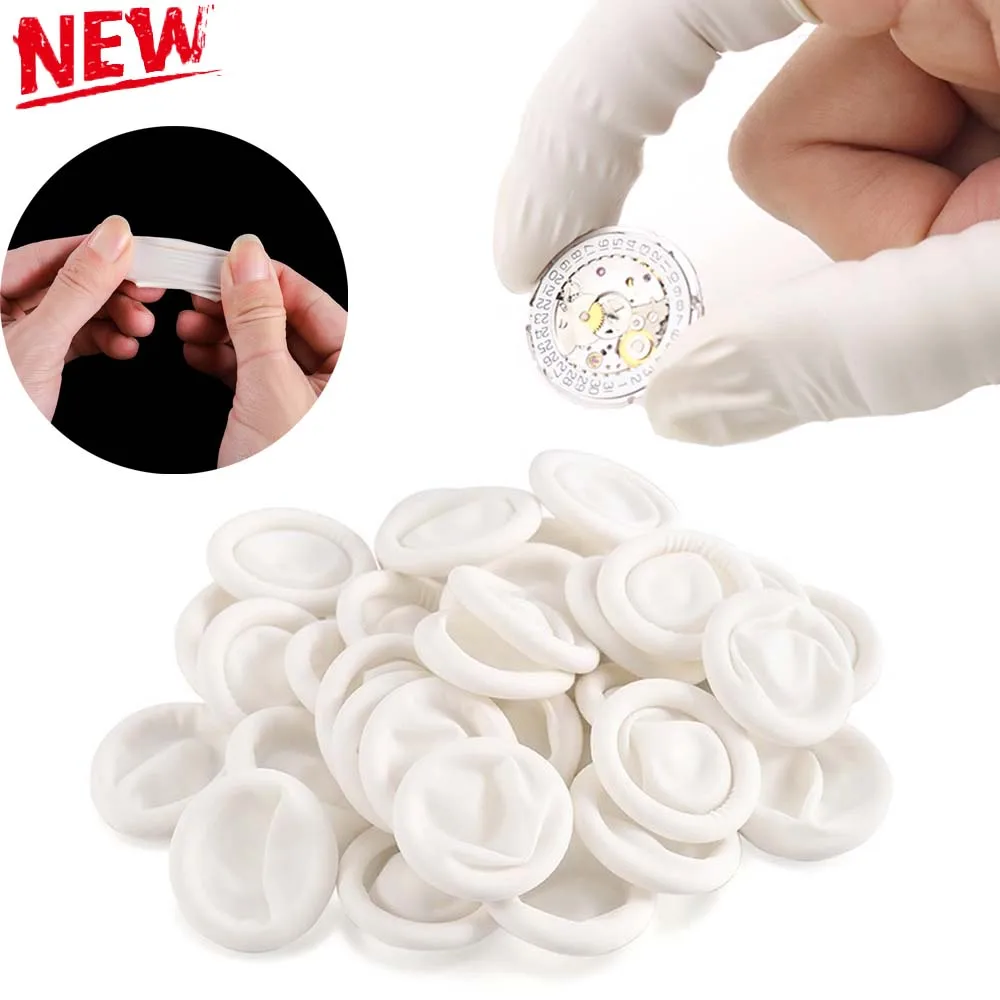 100/50/30PCS Disposable Powder Free Industrial Electronic Latex Fingertips Protector Gloves Watch Repair Tool for Watchmaker Kit
100/50/30PCS Disposable Powder Free Industrial Electronic Latex Fingertips Protector Gloves Watch Repair Tool for Watchmaker Kit