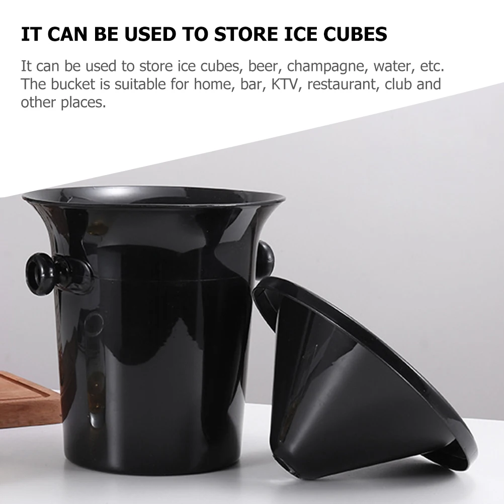 Plastic Bucket Material Insulated Lid Ice Holder Mini Bucket StorageBeerCoolDrinksIceCubesParty
Plastic Bucket Material Insulated Lid Ice Holder Mini Bucket StorageBeerCoolDrinksIceCubesParty