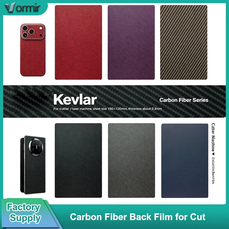 Vormir 50pcs Carbon Fiber Back Film Sticker for Cutting Plotter Phone Color Changing Rear Films for Hydrogel Film Machine
Vormir 50pcs Carbon Fiber Back Film Sticker for Cutting Plotter Phone Color Changing Rear Films for Hydrogel Film Machine