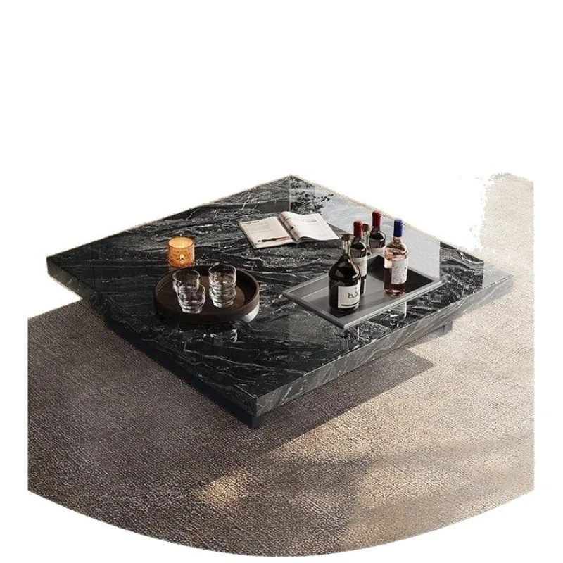 household light luxury modern high-end coffee table high-end atmosphere square minimalist rock slab coffee table
household light luxury modern high-end coffee table high-end atmosphere square minimalist rock slab coffee table
