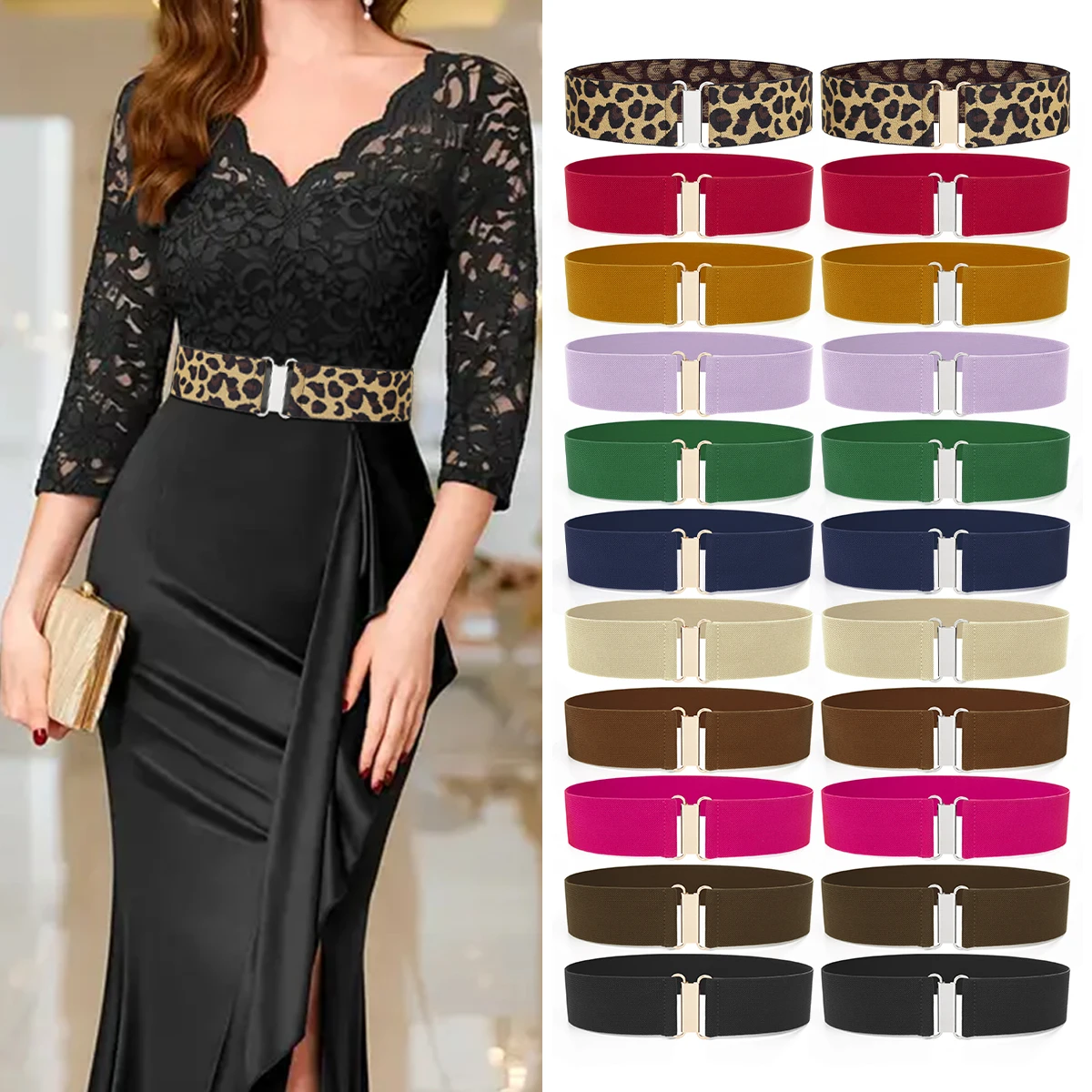 SISHION 2025 Spring Fashion Black Women Waist Belt YD0010 Plus Size Elastic Corset Belts Y2K Accessories Ceinture
SISHION 2025 Spring Fashion Black Women Waist Belt YD0010 Plus Size Elastic Corset Belts Y2K Accessories Ceinture