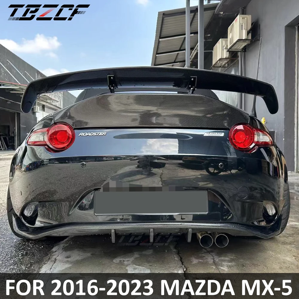 TBZCF for 2016-2023 Mazda MX-5 ND1 ND2 SARD Style Real Carbon Fiber Rear Spoiler MX-5 Carbon Fiber Accessories
TBZCF for 2016-2023 Mazda MX-5 ND1 ND2 SARD Style Real Carbon Fiber Rear Spoiler MX-5 Carbon Fiber Accessories