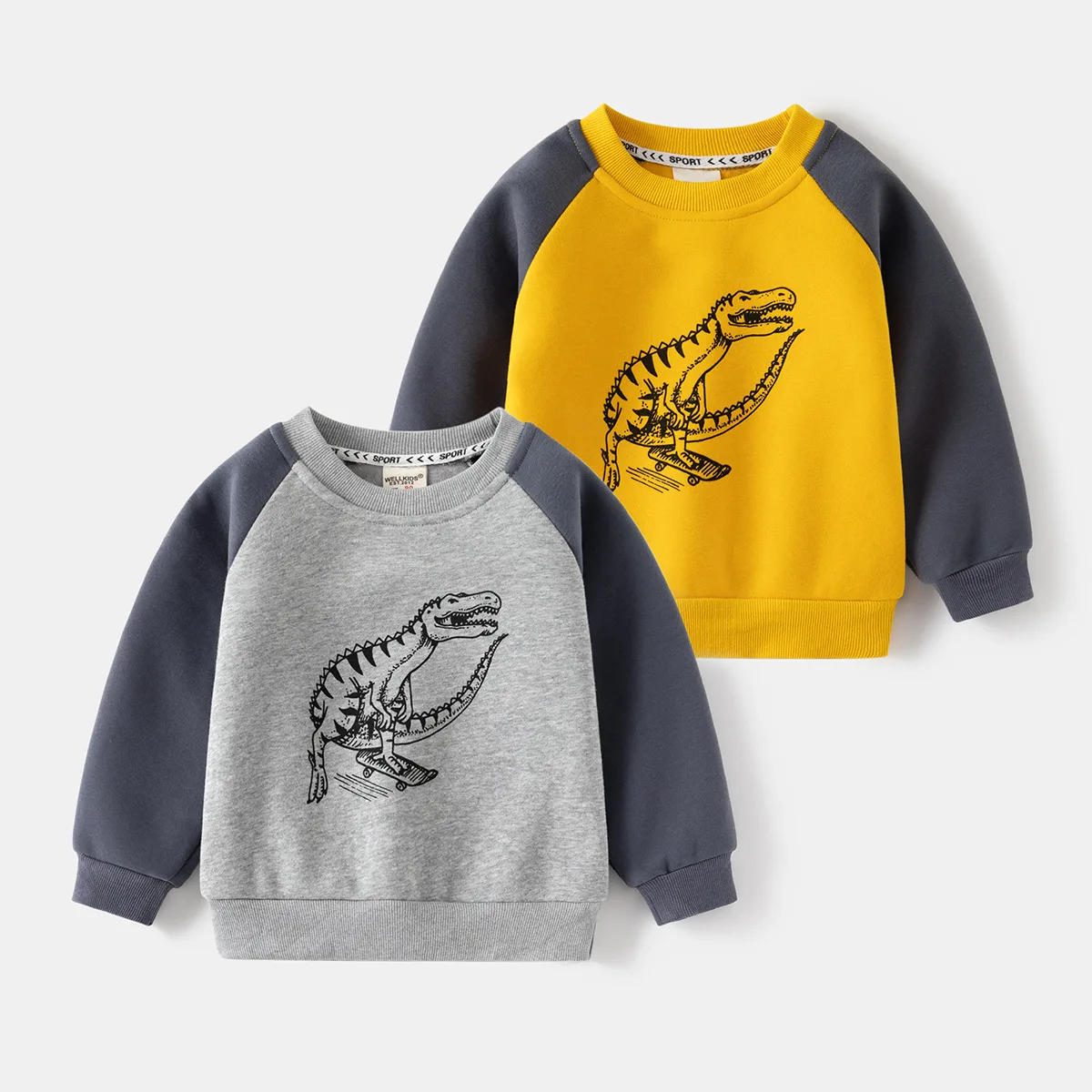 Dinosaur Boys Sweatshirts Toddler Kids Tops Fleece Lining Autumn Winter Children's Clothes
Dinosaur Boys Sweatshirts Toddler Kids Tops Fleece Lining Autumn Winter Children's Clothes