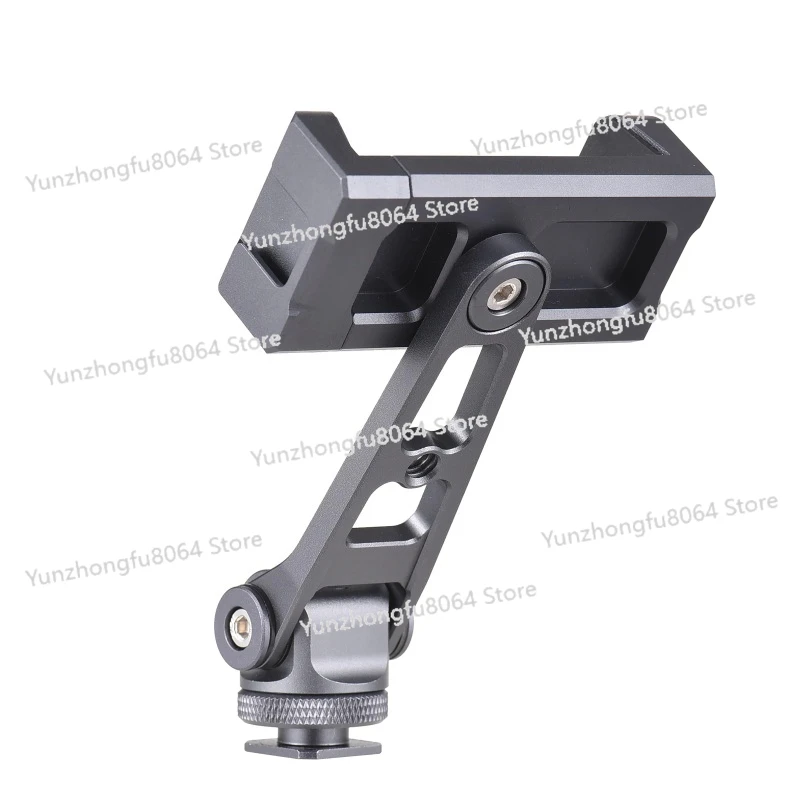 Phone Holder Clamp Multi-functional Aluminum Alloy 360° Rotatable with Dual Cold Shoe Mounts for iPhone 14/13/12/11
Phone Holder Clamp Multi-functional Aluminum Alloy 360° Rotatable with Dual Cold Shoe Mounts for iPhone 14/13/12/11