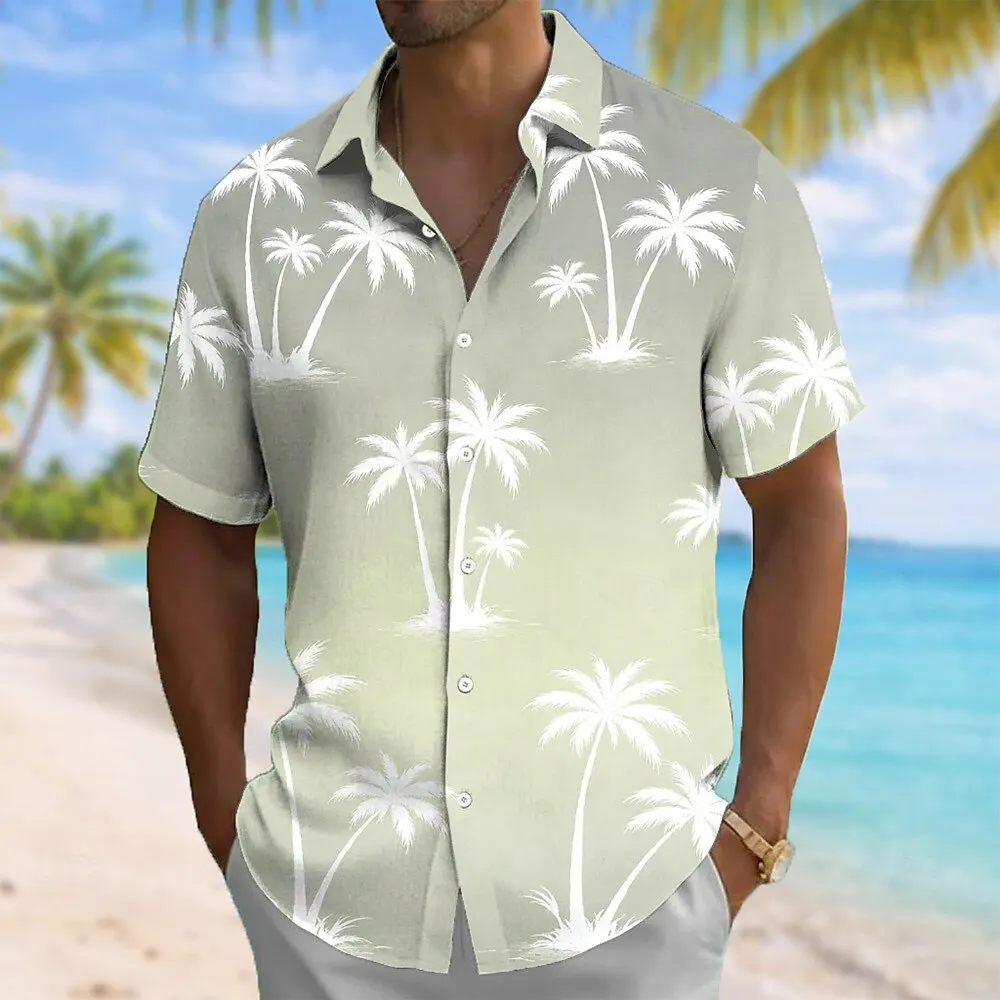 Men's Coconut Tree Gradient Tropical Hawaiian Shirt Button Up Short Sleeve 3D Print Turndown Shirt Blue Pink
Men's Coconut Tree Gradient Tropical Hawaiian Shirt Button Up Short Sleeve 3D Print Turndown Shirt Blue Pink