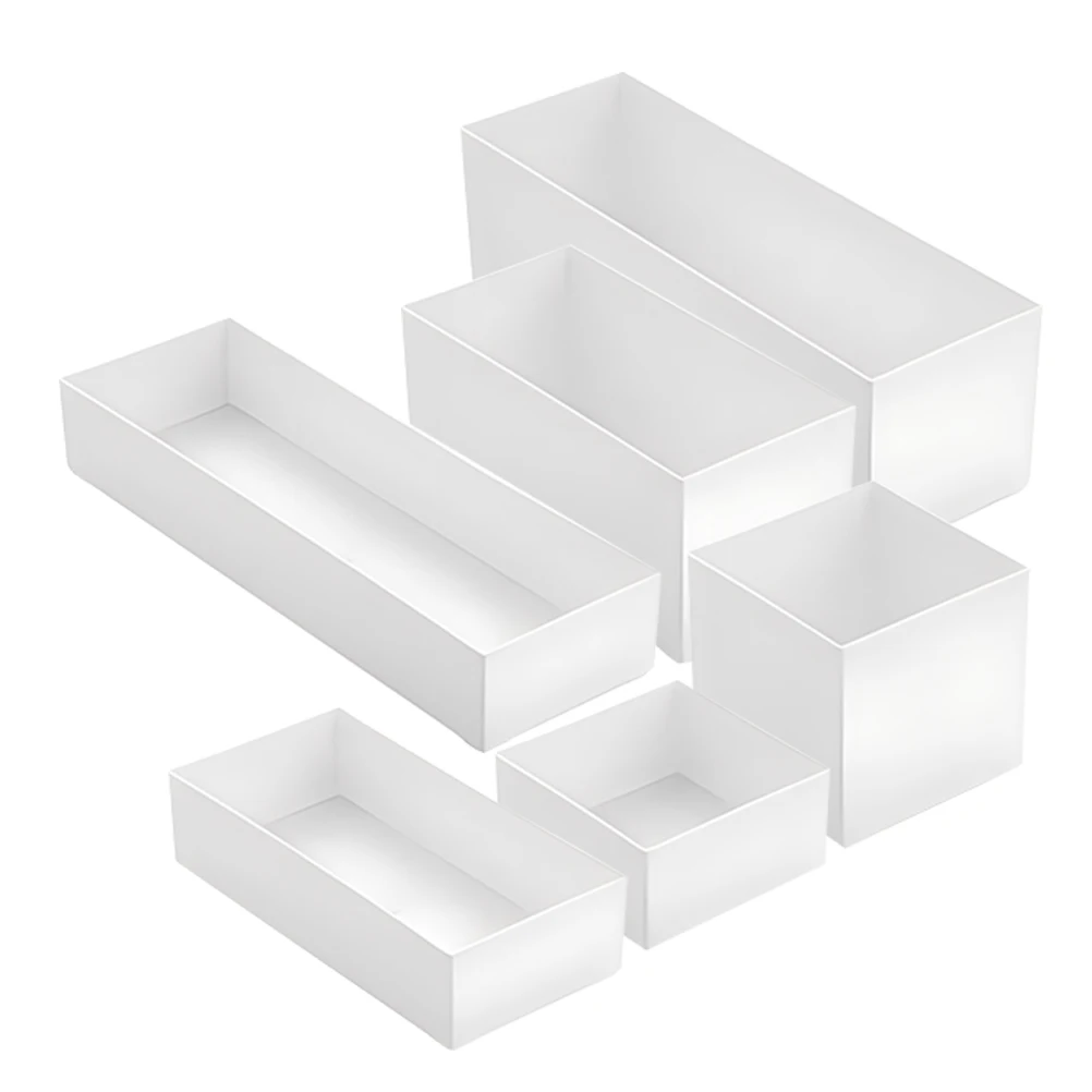 6pcs Drawer ganizer Boxes Tableware Silverware Cutlery Plastic Silverware ganizer Storage Trays White Plastic Containers
6pcs Drawer ganizer Boxes Tableware Silverware Cutlery Plastic Silverware ganizer Storage Trays White Plastic Containers