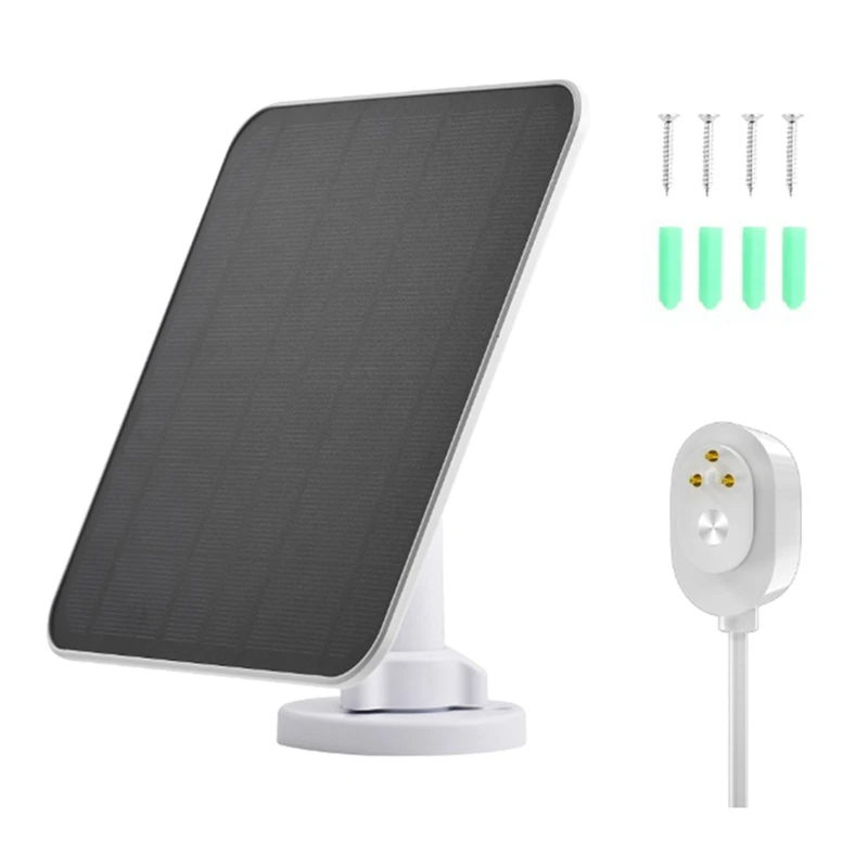 5W Waterproof Outdoor Solar Panel 5V Charging For Ring Spotlight Cam & Ring Stick Up Cam Port-ABIU
5W Waterproof Outdoor Solar Panel 5V Charging For Ring Spotlight Cam & Ring Stick Up Cam Port-ABIU