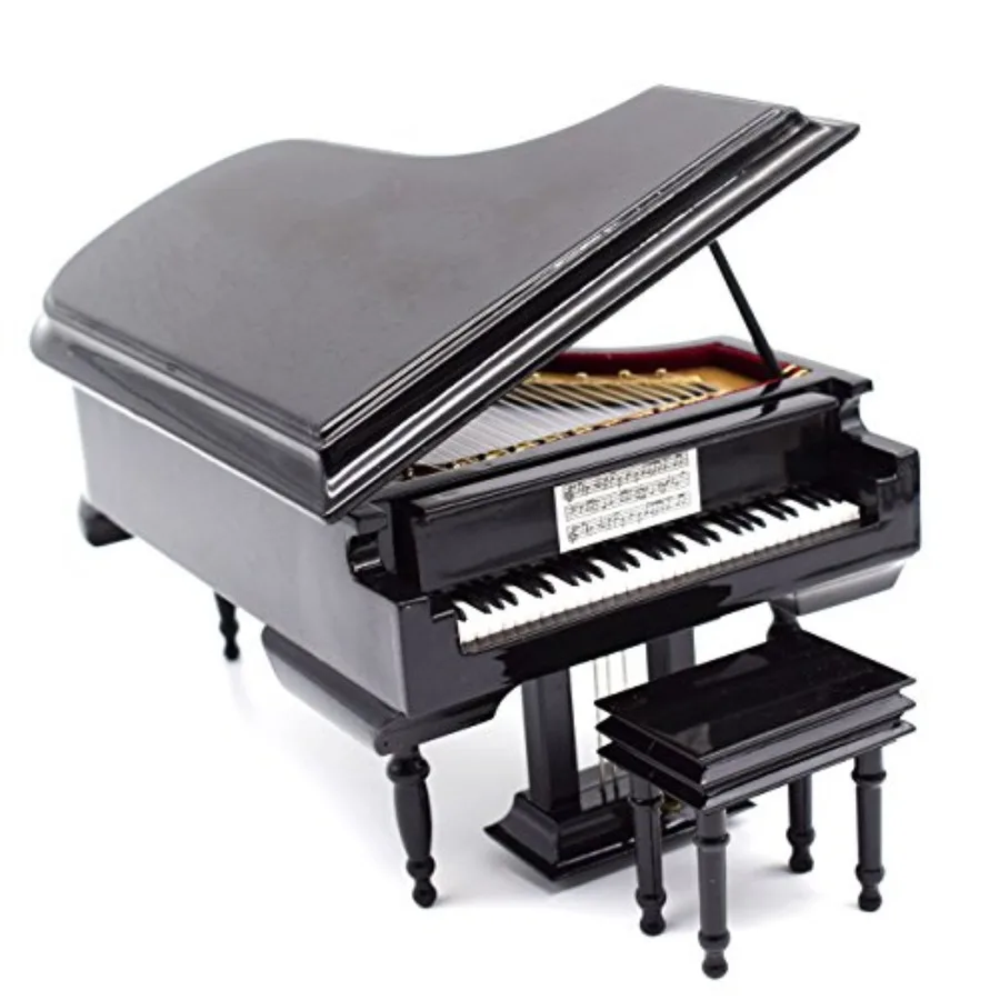 Mylifestyle Piano Music Box with Bench and Case Musical Boxes Gift for Christmas/Birthday/Valentine's Day Melody Castle in The
Mylifestyle Piano Music Box with Bench and Case Musical Boxes Gift for Christmas/Birthday/Valentine's Day Melody Castle in The