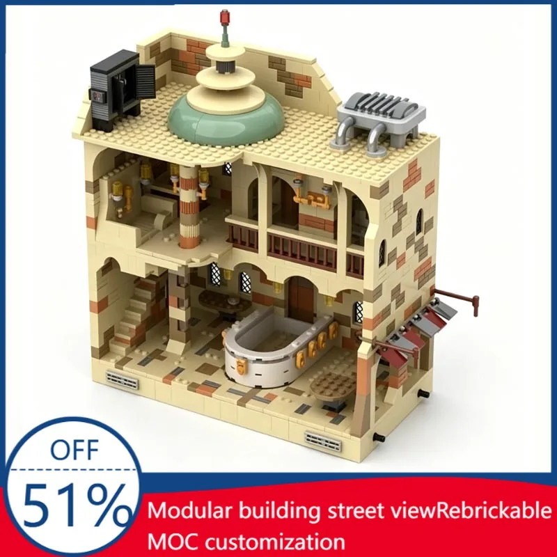 New 1528 PCS MOC Customied Star Battle Mos Eisley Rebel Cantina Model DIY Building Blocks Educational Assembly Toy Festival Gift
New 1528 PCS MOC Customied Star Battle Mos Eisley Rebel Cantina Model DIY Building Blocks Educational Assembly Toy Festival Gift
