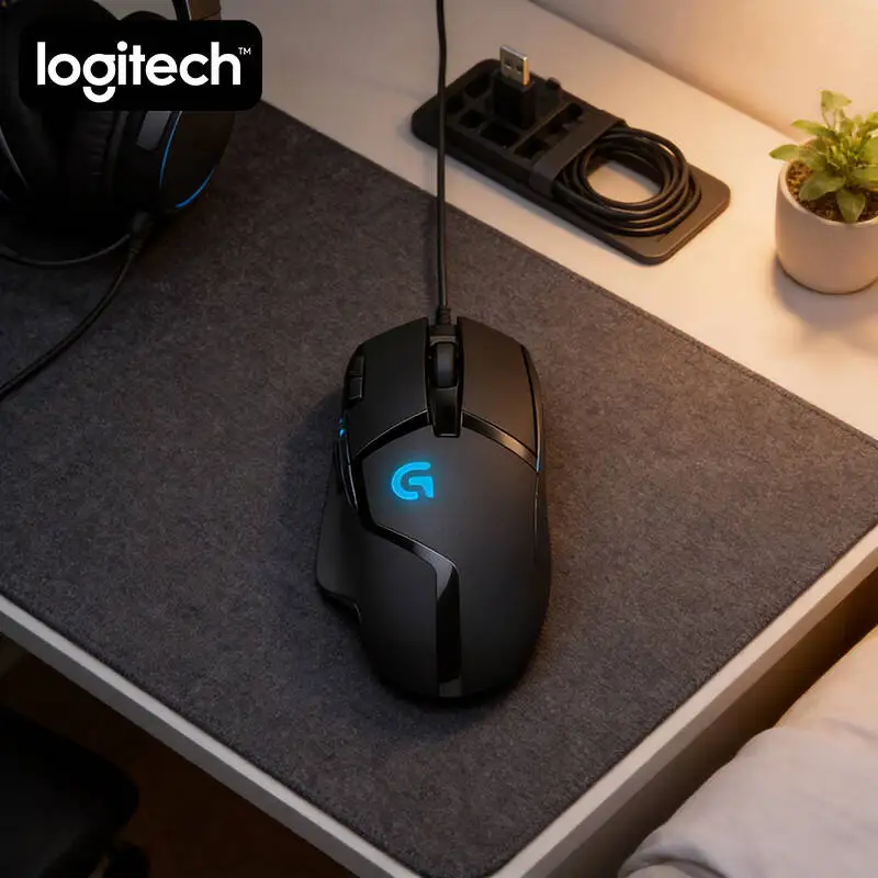 Logitech G402 Gaming Mouse Fusion Engine 20M Clicks Durability 4000 DPI Anti-Slip Design for Serious Gamers
Logitech G402 Gaming Mouse Fusion Engine 20M Clicks Durability 4000 DPI Anti-Slip Design for Serious Gamers