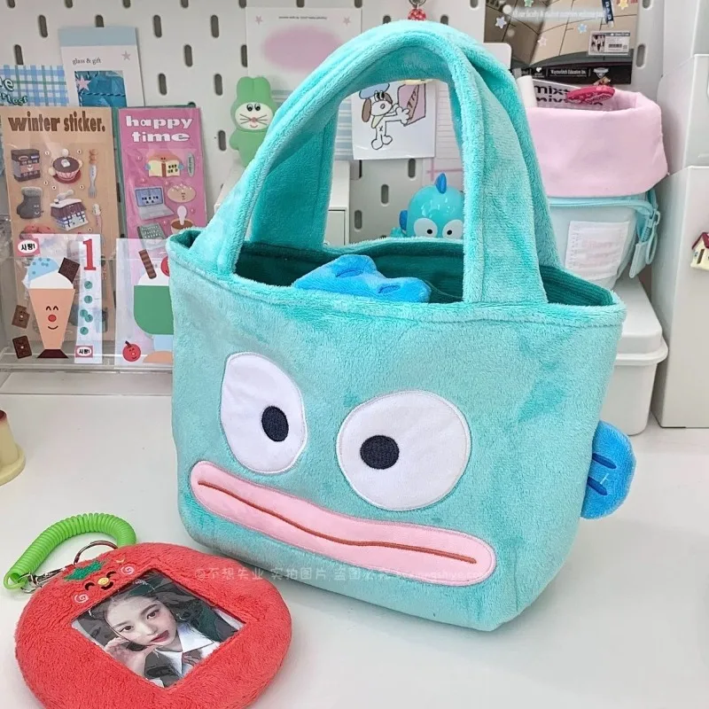 Sweet Hangyodon Kawaii MINISO Ins Fashion Storage Bag Cute Cartoon Bento Bag Portable 20x15x8cm Handbag Gifts for Kids
Sweet Hangyodon Kawaii MINISO Ins Fashion Storage Bag Cute Cartoon Bento Bag Portable 20x15x8cm Handbag Gifts for Kids