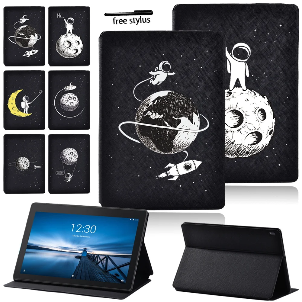 For Lenovo Smart Tab M10 FHD Plus Leather Flip Tablet Case for Lenovo Tab (M10 /E10) Anti -cratch Cute Astronaut Cover Case+ Pen
For Lenovo Smart Tab M10 FHD Plus Leather Flip Tablet Case for Lenovo Tab (M10 /E10) Anti -cratch Cute Astronaut Cover Case+ Pen