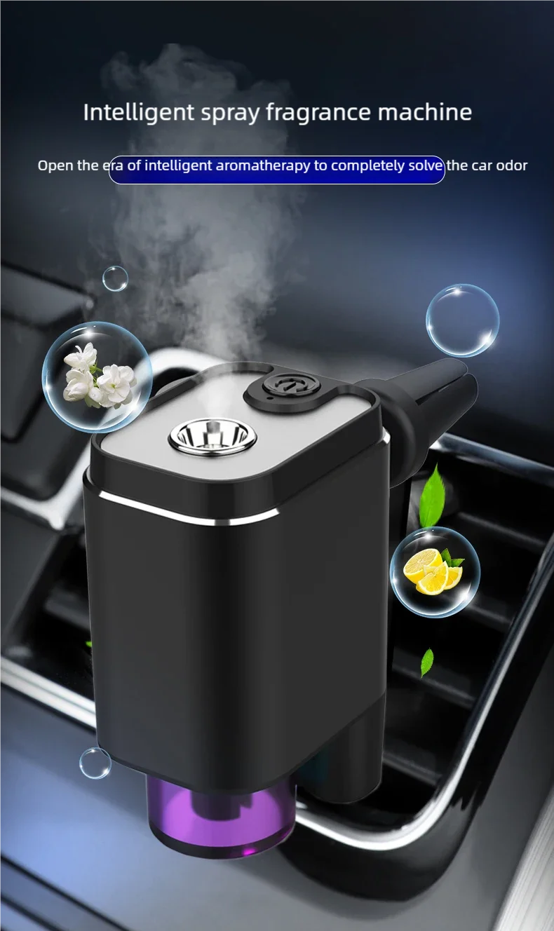 Cross-border new car essential oil diffuser air outlet smart spray aromatherapy machine car perfume high-end ornament
Cross-border new car essential oil diffuser air outlet smart spray aromatherapy machine car perfume high-end ornament