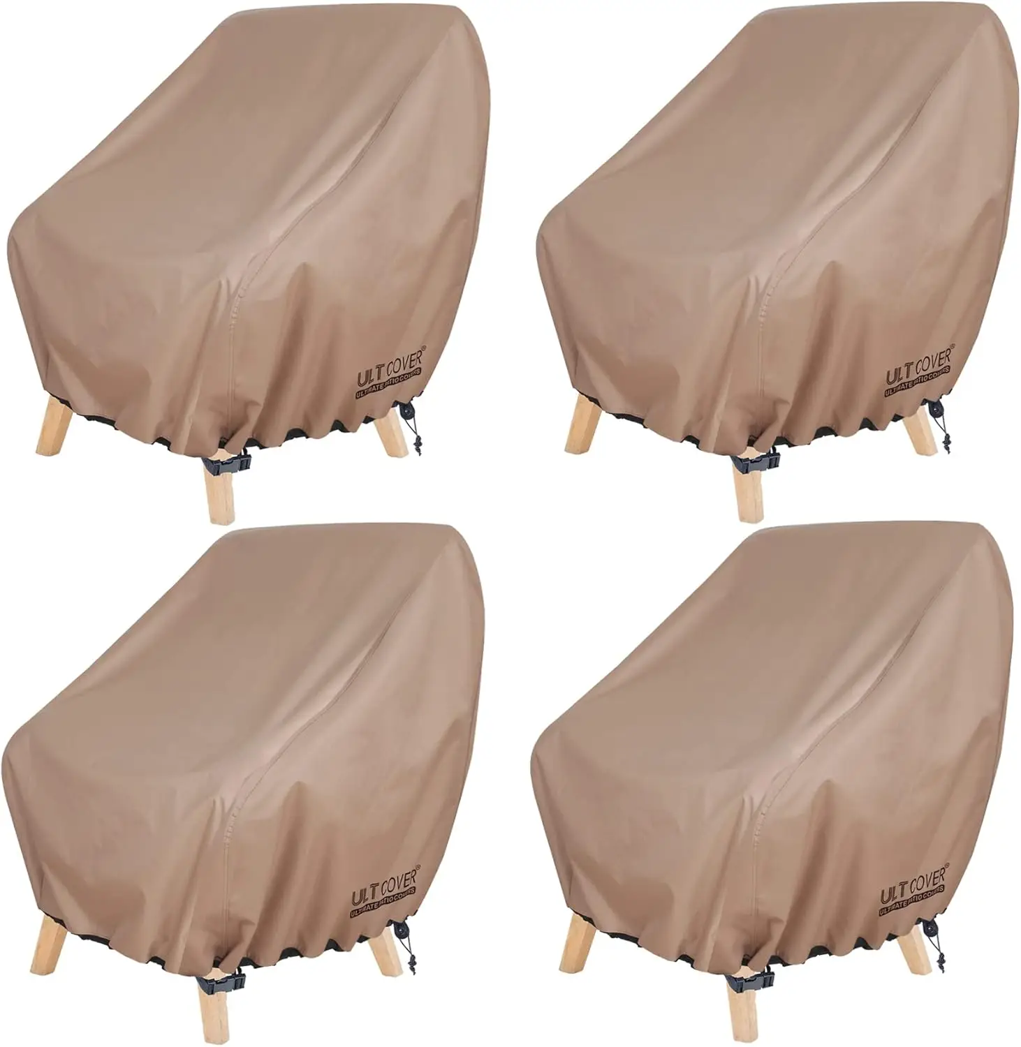 Waterproof Patio Chair Cover - Outdoor Deep Seat Lawn Chair Cover 4 Pack Fits Up to 28W x 30D x 32H
Waterproof Patio Chair Cover - Outdoor Deep Seat Lawn Chair Cover 4 Pack Fits Up to 28W x 30D x 32H
