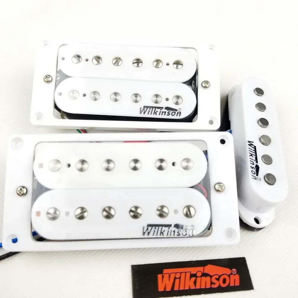 NEW Wilkinson White Humbucker Pickup Set WHH(N+M+B) WVSM Guitar Pickup
NEW Wilkinson White Humbucker Pickup Set WHH(N+M+B) WVSM Guitar Pickup