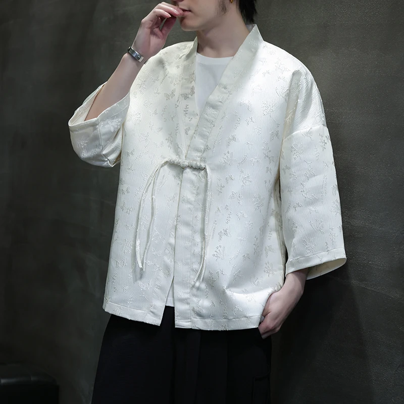 M-XXXXXL Plus Size Chinese Style Autumn Men's Tang Suit Butterfly Pattern Kimono Shirt with Tassel Knots & Half Sleeves 5XL 4XL
M-XXXXXL Plus Size Chinese Style Autumn Men's Tang Suit Butterfly Pattern Kimono Shirt with Tassel Knots & Half Sleeves 5XL 4XL