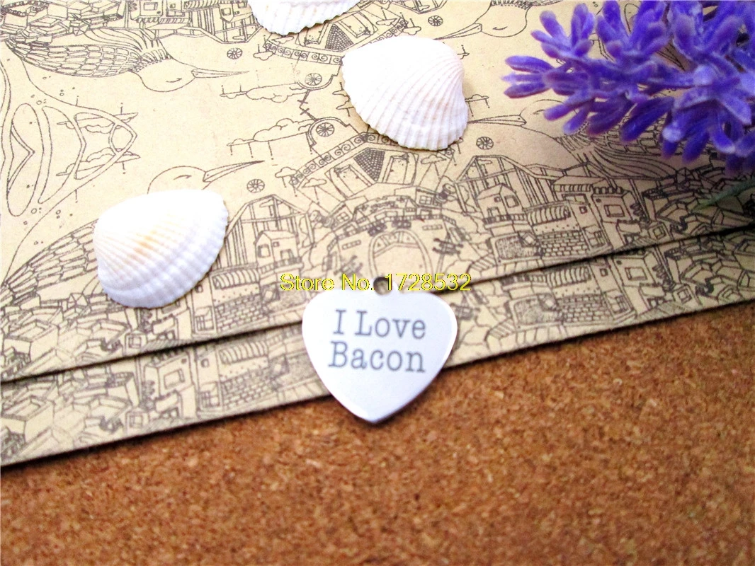 20pcs/lot--stainless steel charms "I love bacon " 5 style for choosing DIY Charms Pendants
20pcs/lot--stainless steel charms "I love bacon " 5 style for choosing DIY Charms Pendants