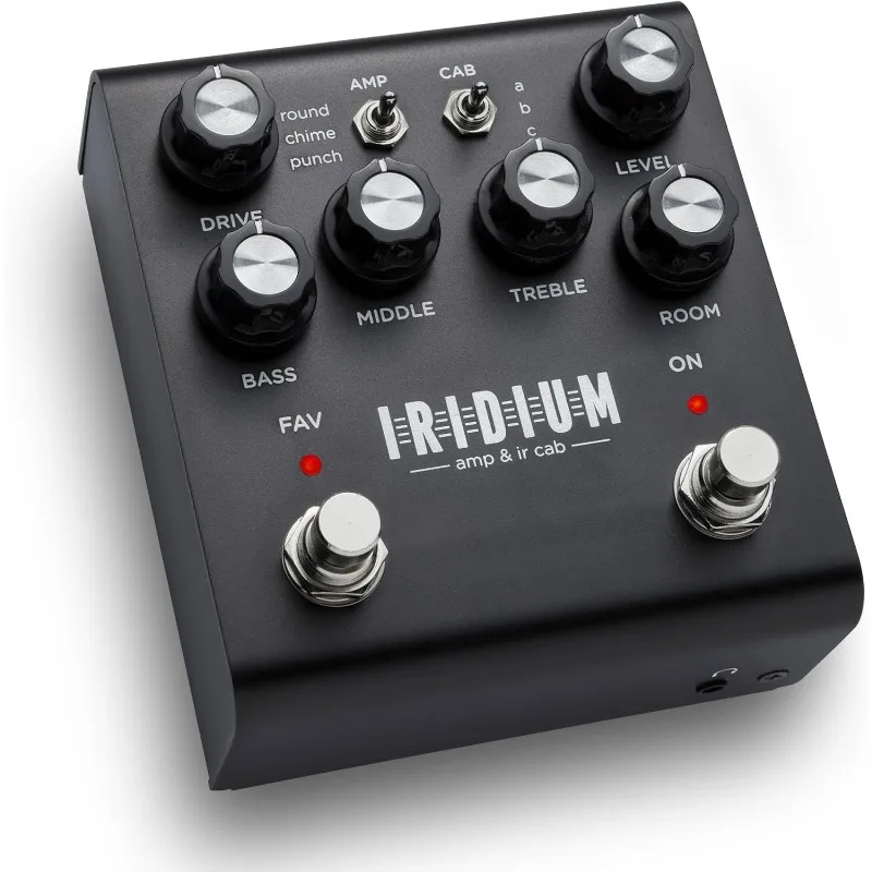 Iridium Amp and IR Cab Simulator Guitar Pedal for Electric and Acoustic Guitar, Synths and Keyboards
Iridium Amp and IR Cab Simulator Guitar Pedal for Electric and Acoustic Guitar, Synths and Keyboards