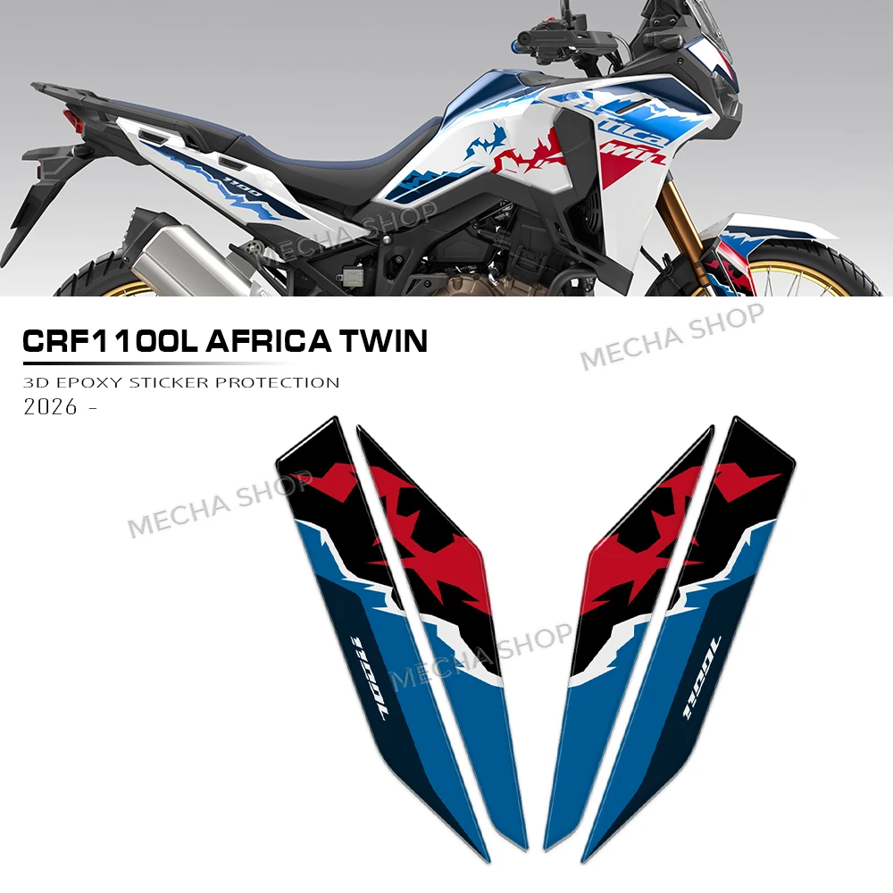 For CRF1100L Africa Twin CRF 1100 L 2026 3D Epoxy Resin Sticker Protection Kit Side Fender Decals Waterproof
For CRF1100L Africa Twin CRF 1100 L 2026 3D Epoxy Resin Sticker Protection Kit Side Fender Decals Waterproof