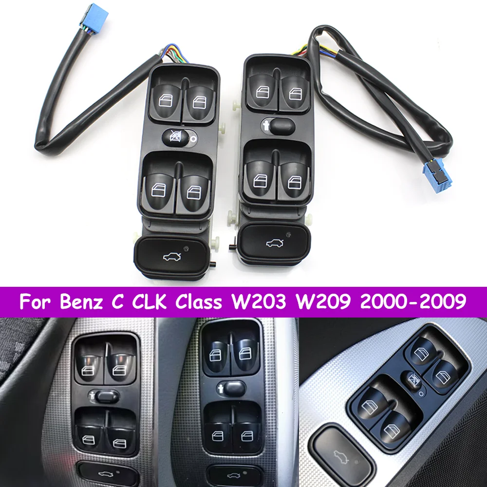W203 W209 Car Interior Power Master Window Switch Regulator For Mercedes Benz C CLK Class 2038210679 2038200110 2098203410
W203 W209 Car Interior Power Master Window Switch Regulator For Mercedes Benz C CLK Class 2038210679 2038200110 2098203410