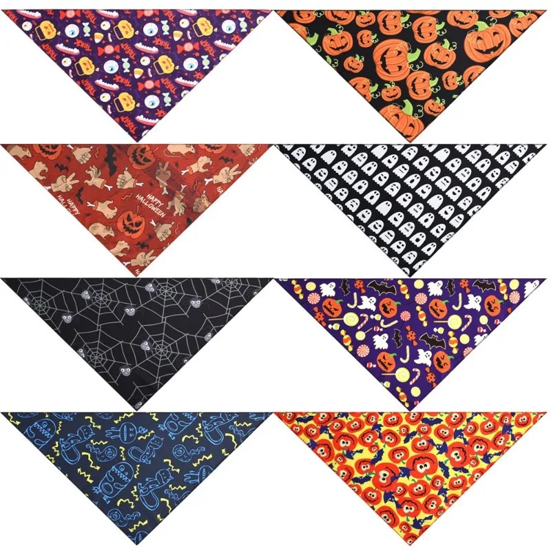 Halloween Pet Bandana Triangle Bib For Cats And Dogs Adjustable Collar Scarf Printed Neck Accessories Puppy Kitten Costume Decor
Halloween Pet Bandana Triangle Bib For Cats And Dogs Adjustable Collar Scarf Printed Neck Accessories Puppy Kitten Costume Decor